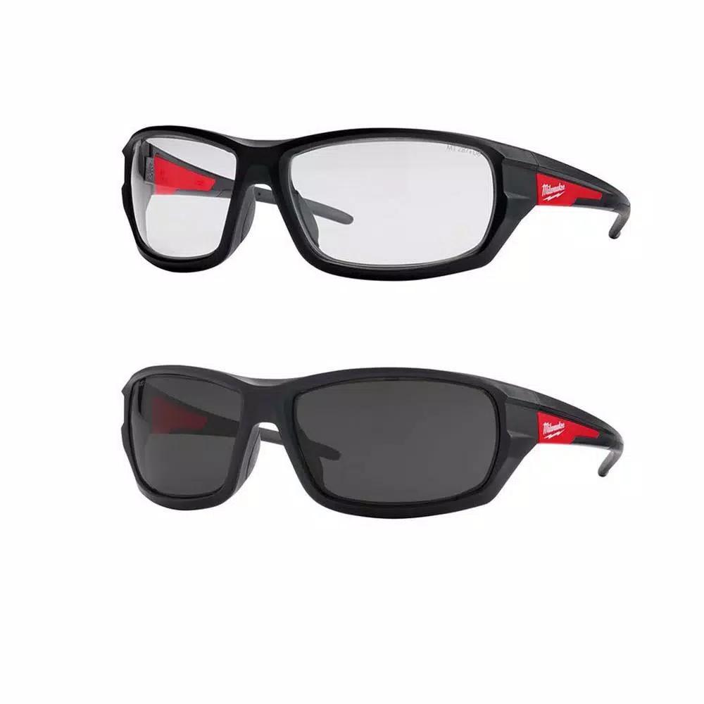 Milwaukee Performance Safety Glasses 2-Pack with Clear and Tinted Lenses