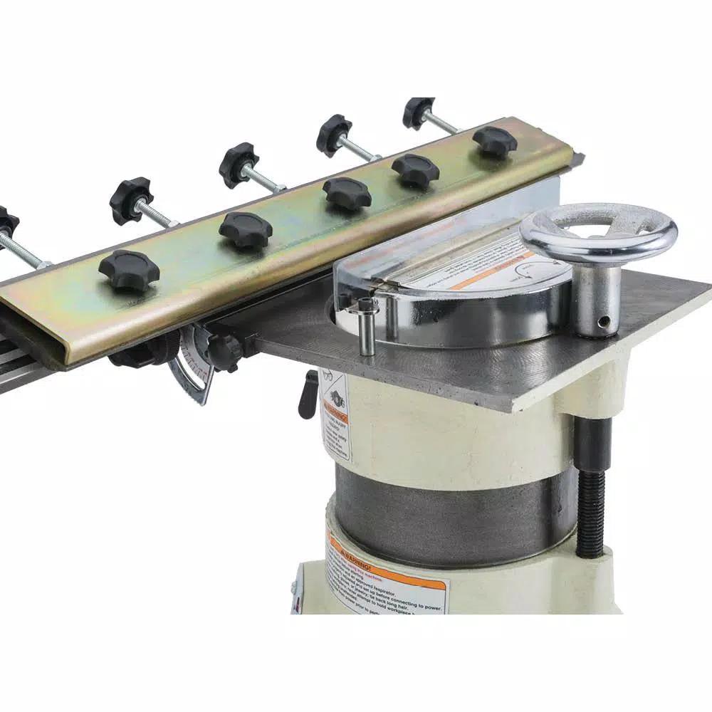 Shop Fox 20 in. 1/2 HP 100-Volt Blade Grinder, Bench Grinder with 120-Grit Adjustable Wheel