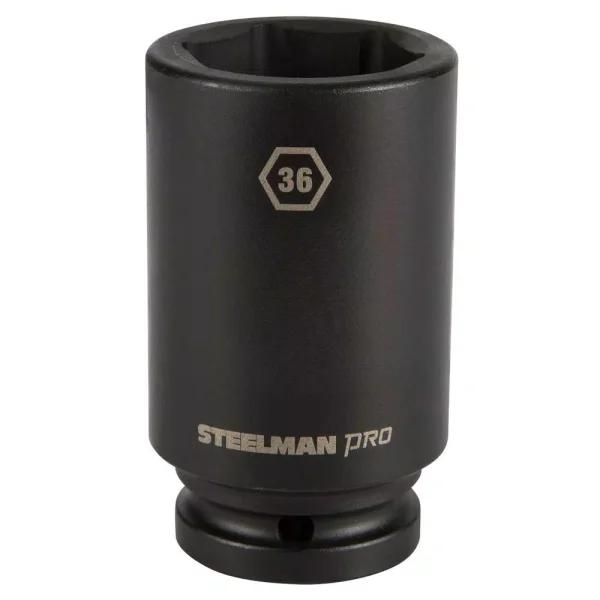STEELMAN PRO 36mm 3/4-in Drive 6-Point Deep Impact Socket