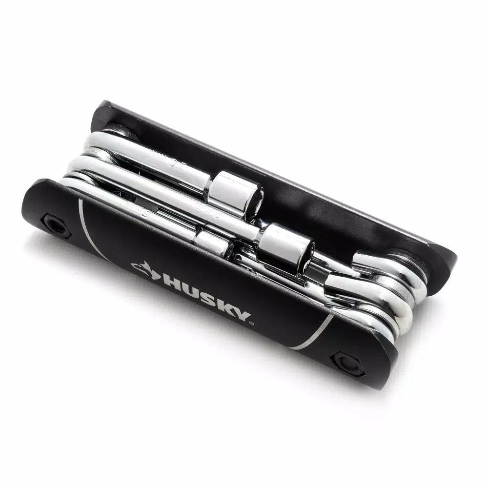 Husky 12-Piece Folding Nut Driver Set, SAE and Metric