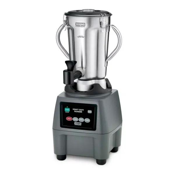 Waring Commercial Waring CB15SF 128 oz. Commercial Blender, 3.75 HP, 3-Speed with Spigot, Stainless Steel