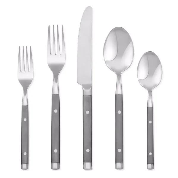 Hampton Forge Hampton Signature Shangri-la 20-Piece Stainless Steel Flatware Set, Service for 4