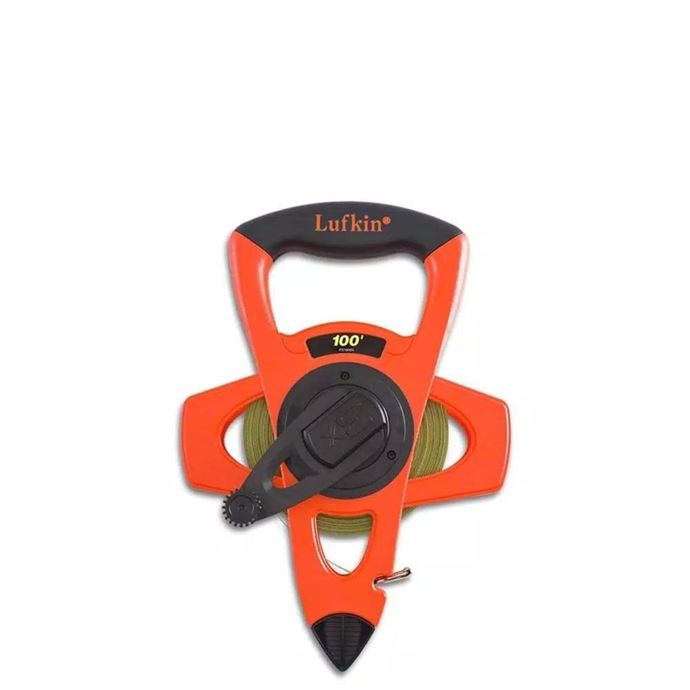 Bon Tool Lufkin 100 ft. Open Reel Steel Tape Measure