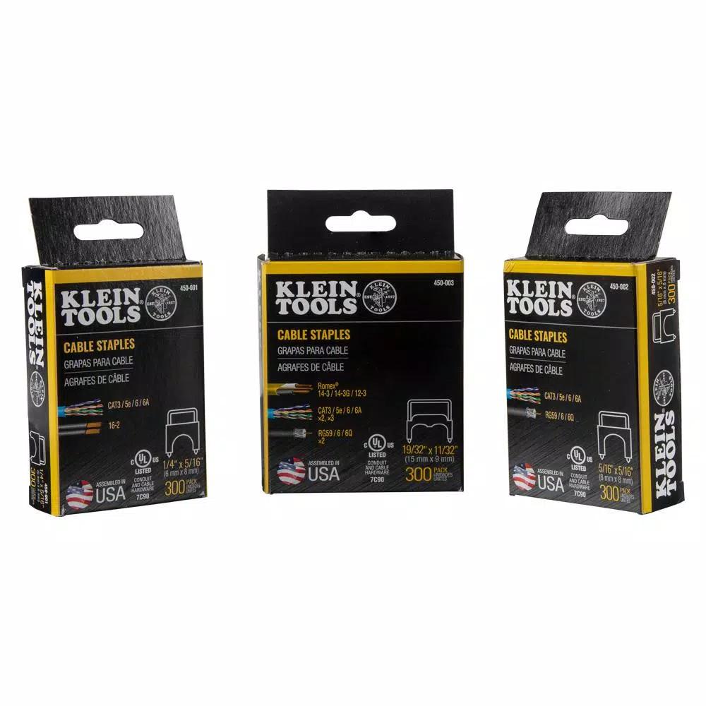 Klein Tools Cable Stapler for Voice, Data, Video, and NM (Romex) Cable
