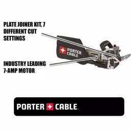 Porter-Cable 7 Amp 3-3/8 in. Deluxe Plate Joiner, 10,000 RPM thumbnail 2