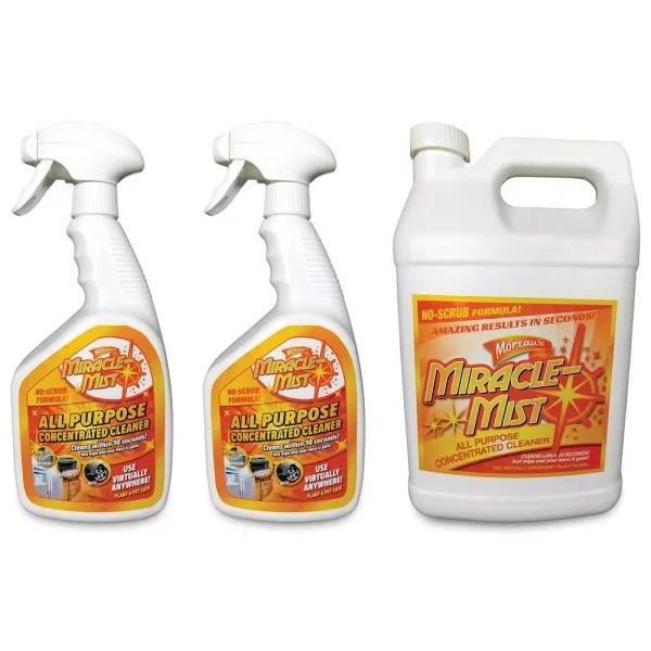 MIRACLEMIST All-Purpose Concentrated Cleaner Set - 1 Gal. Jug & Two 32 oz. Spray Bottles