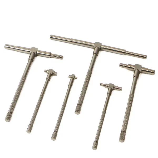 Stark 6-Piece Telescoping Gauge Set, 5/16 in. to 6 in. Precision T-Bore Hole Caliper