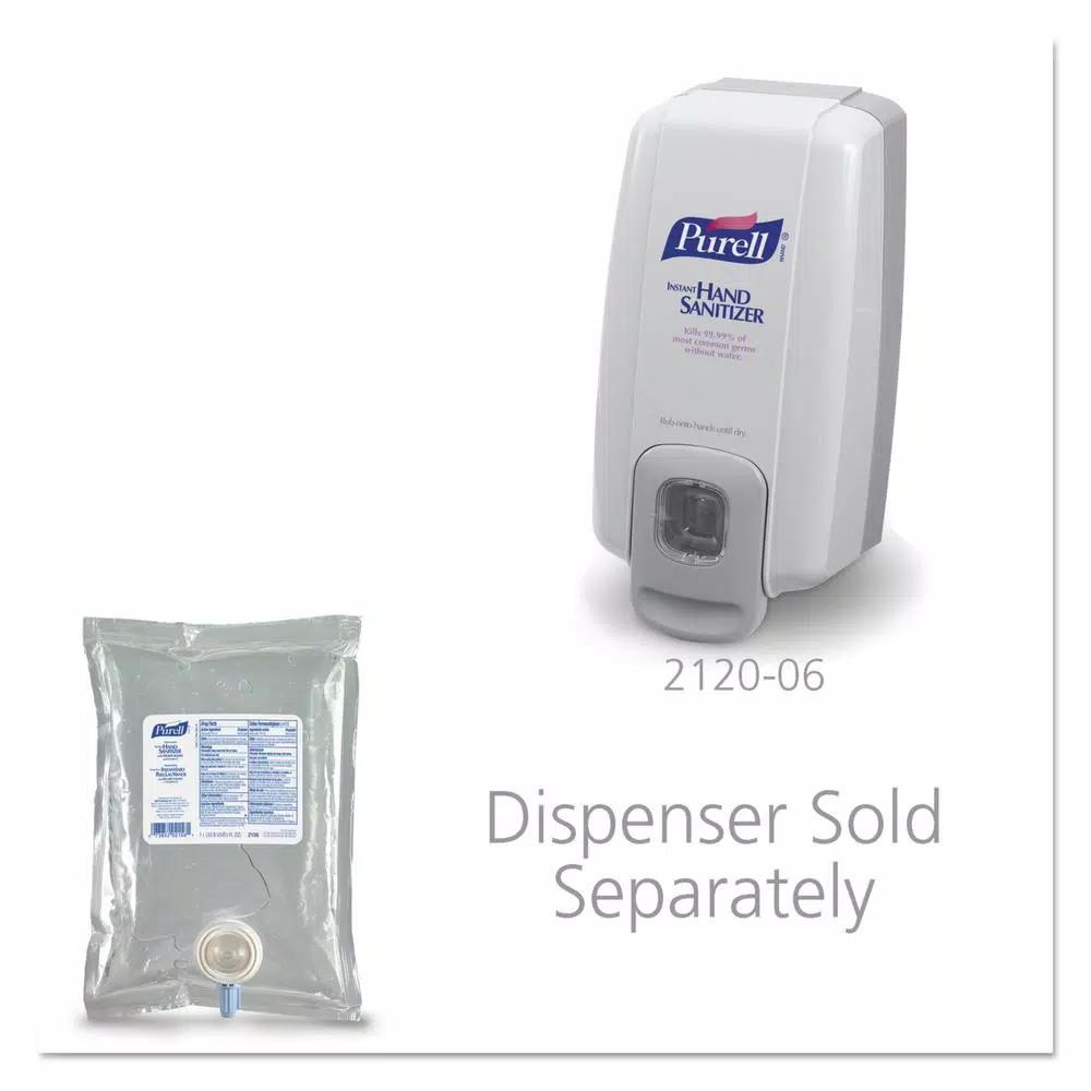 Unbranded PURELL Advanced Instant Hand Sanitizer NXT Refill, 1000 mL (Case of 8)