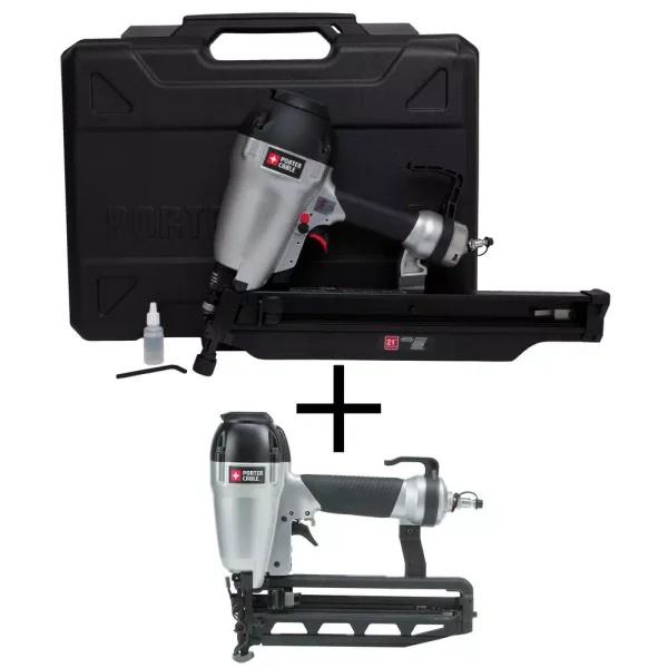 Porter-Cable Pneumatic 21-Degree 3-1/2 in. Framing Nailer & 16-Gauge Finish Nailer Kit