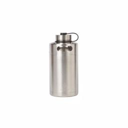 Manna 64 oz. Stainless Steel Double Wall Vacuum-Sealed Keg Growler thumbnail 1
