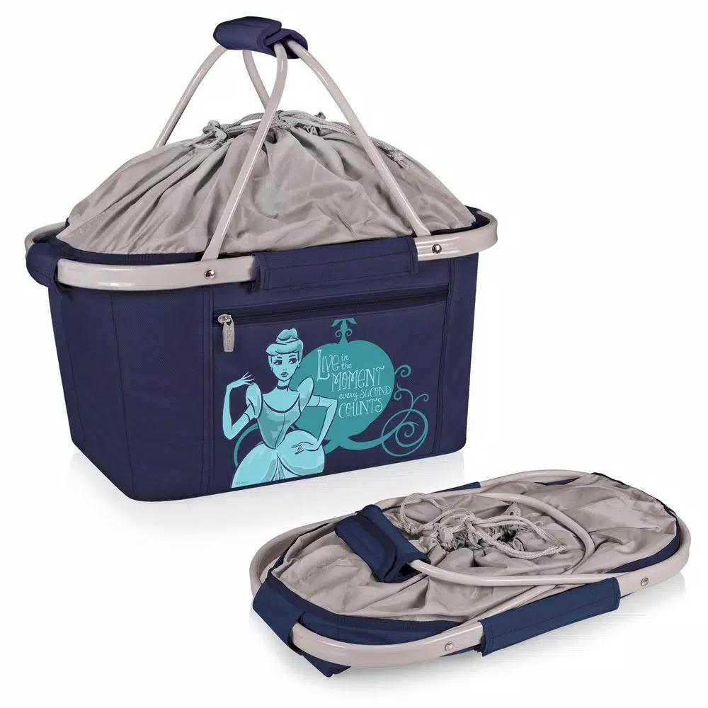 ONIVA Cinderella Metro Basket Collapsible Tote Cooler, 28 oz., Navy