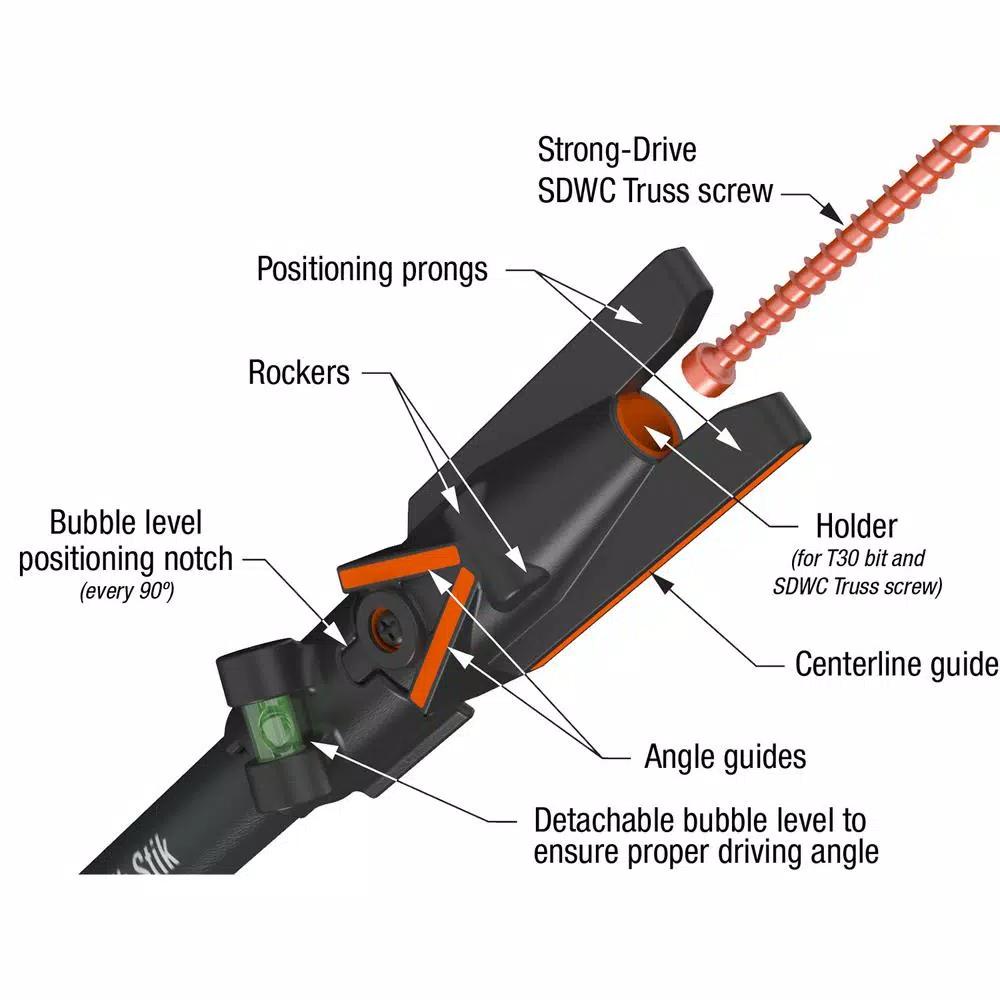 Simpson Strong-Tie Quik Stik Rafter and Truss Fastening System Tool for SDWC Truss Screws