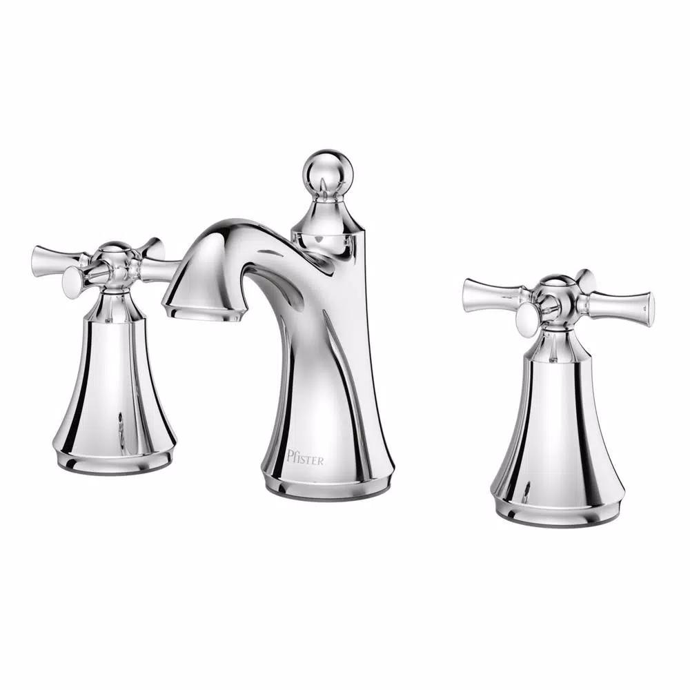 Pfister Thurmont 8 in. Widespread 2-Handle Bathroom Faucet, High Arc Spout, Polished Chrome