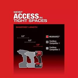 Milwaukee M18 FUEL Gen-3 1/2 in. Compact Impact Wrench with Friction Ring (Tool-Only) thumbnail 4