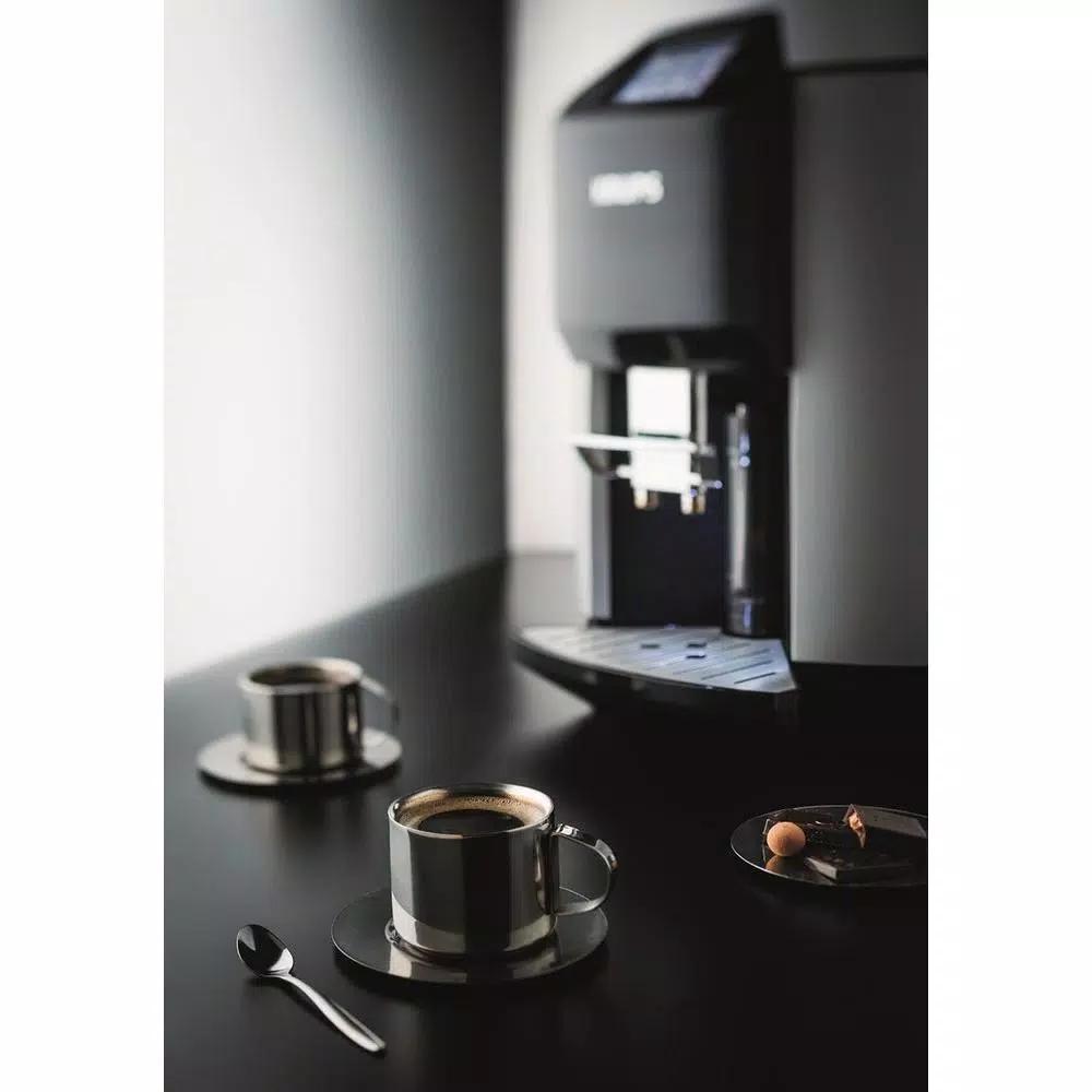 Krups Barista One Touch Fully Automatic Stainless Steel Espresso Machine with Built-In Grinder