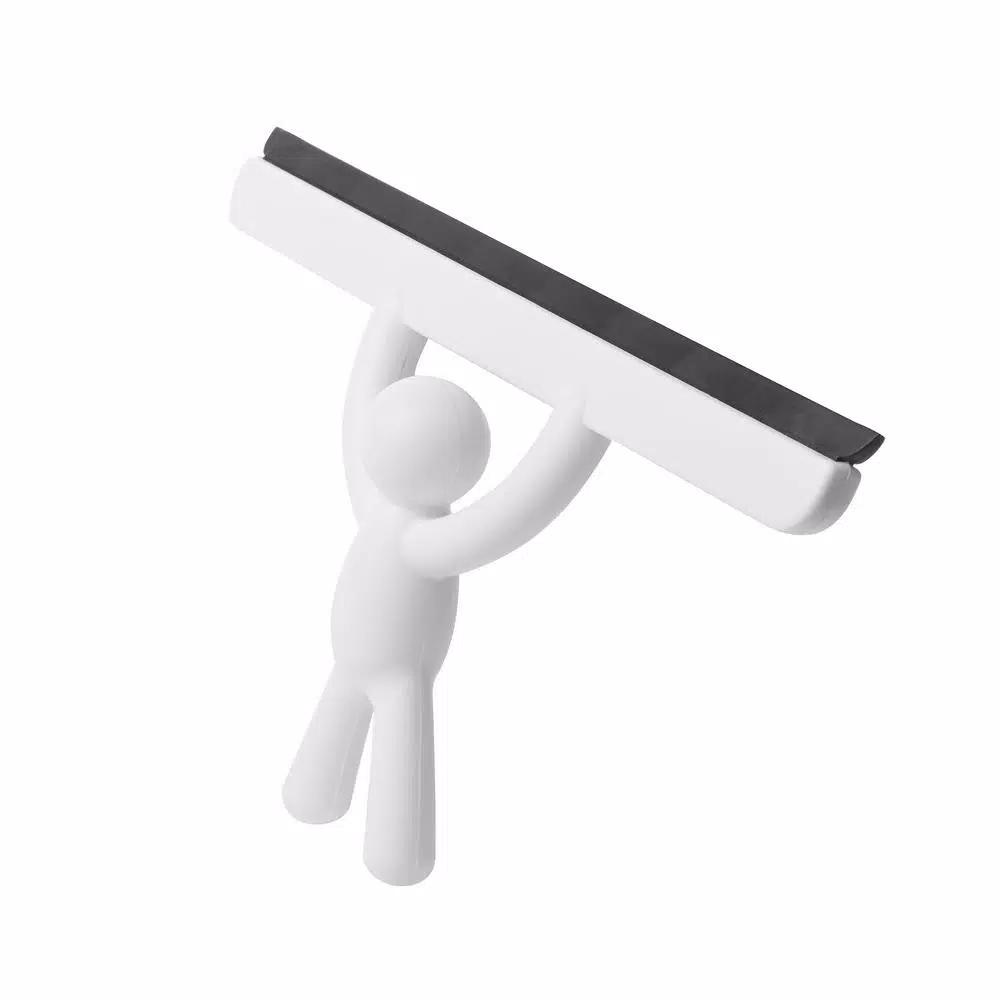 Umbra Buddy Shower Squeegee with Suction Cup, White