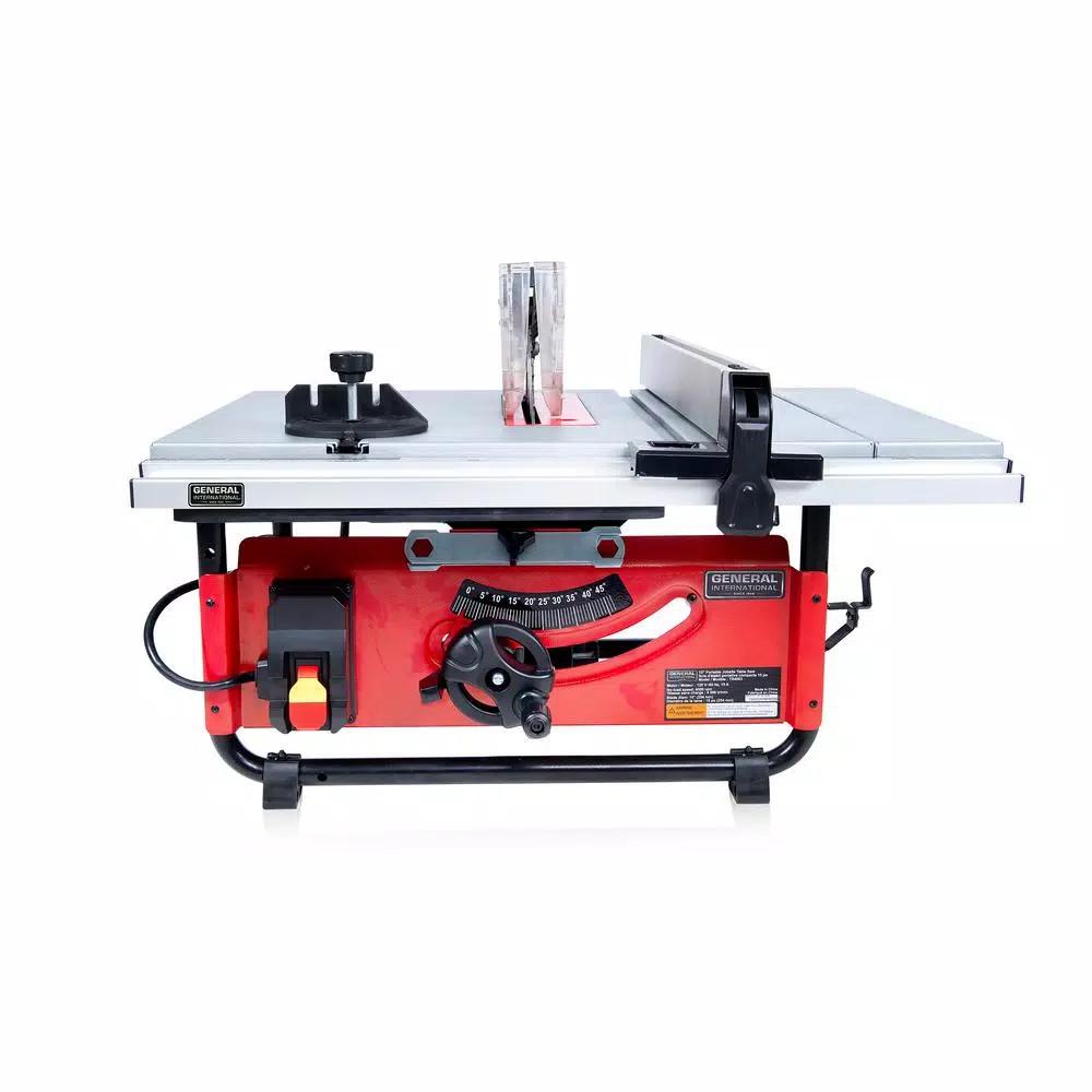 General International 10 in. 15 Amp Commercial Benchtop Table Saw