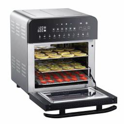 GoWISE USA GoWISE 1700W Ultimate Air Fryer Oven Grill with Dual Heating, Rotisserie & Dehydrator, 14.7 qt, Stainless Steel thumbnail 5
