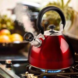 Mr. Coffee Morbern 7.2-Cup Red Stainless Steel Whistling Tea Kettle thumbnail 5