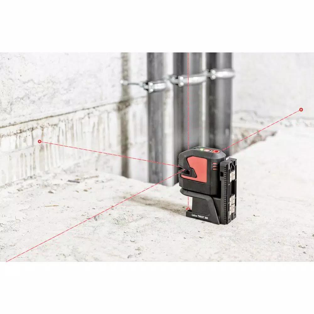 Leica Lino P5 Point Laser Level, 5-Point Red Laser for Professional Plumbing and Alignment