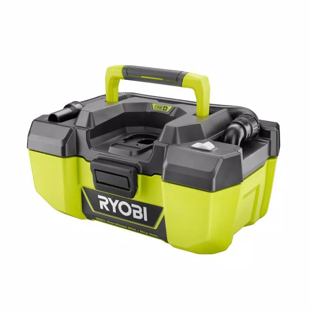 RYOBI 18V ONE+ 3 Gallon Project Wet/Dry Vacuum Kit with 2.0 Ah Battery and Charger