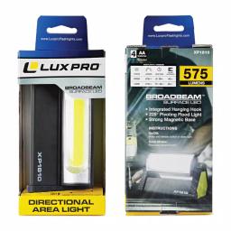 LUXPRO XP1810 Pro Series 575 Lumens LED Directional Pivoting Work Light, Cordless Battery Powered thumbnail 2