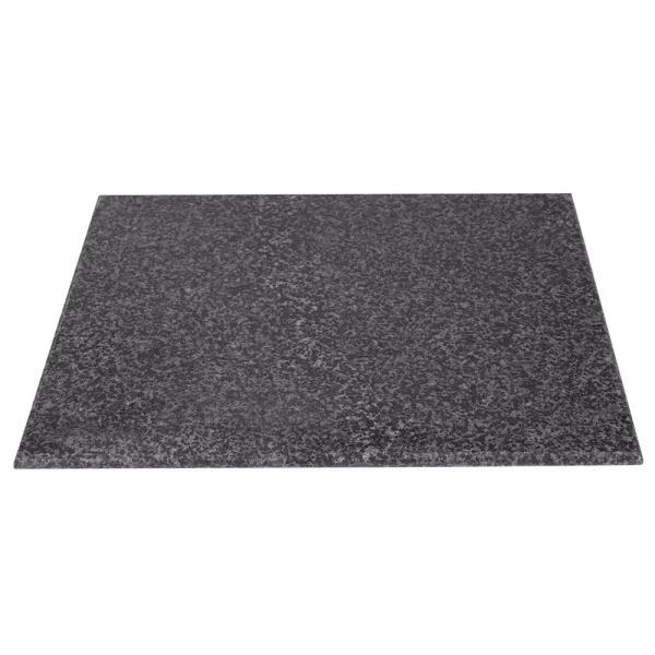 Unbranded 12 in. x 16 in. Granite Cutting Board - Modern Rectangular Stone Pastry & Prep Board