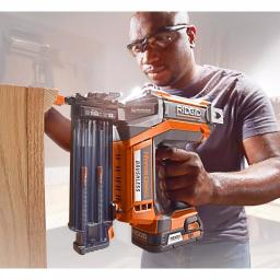 RIDGID 18V Brushless HYPERDRIVE 18-Gauge 2-1/8 in. Cordless Brad Nailer Kit thumbnail 8