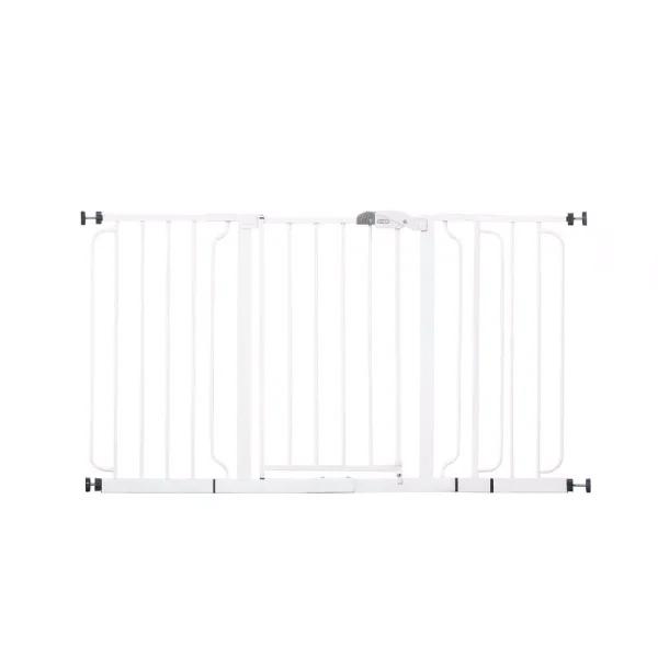 Regalo WideSpan Extra Wide Metal Walk-Through Baby Gate, 30 in. Tall, Fits 29-56 in. Openings