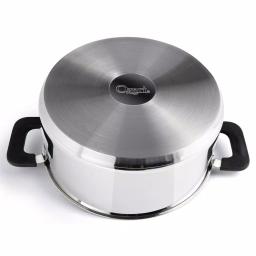 Ozeri 6-Piece Stainless Steel Induction Cookware Set with Patent-Pending Hands-Free Straining Glass Lids thumbnail 5