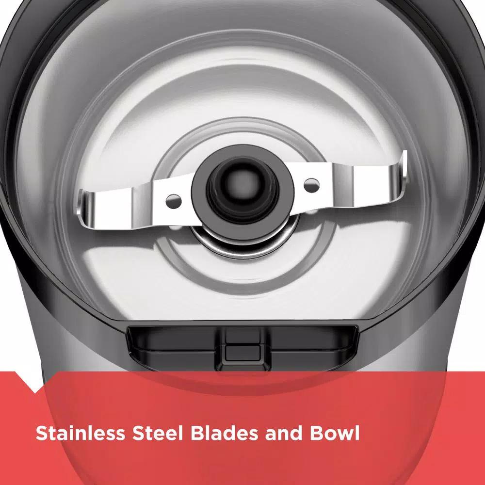 Black+Decker 4 oz. Silver Electric Blade Coffee Grinder