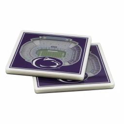 YouTheFan NCAA Penn State Nittany Lions StadiumViews 3D Acrylic Coasters, 2-Pack thumbnail 2