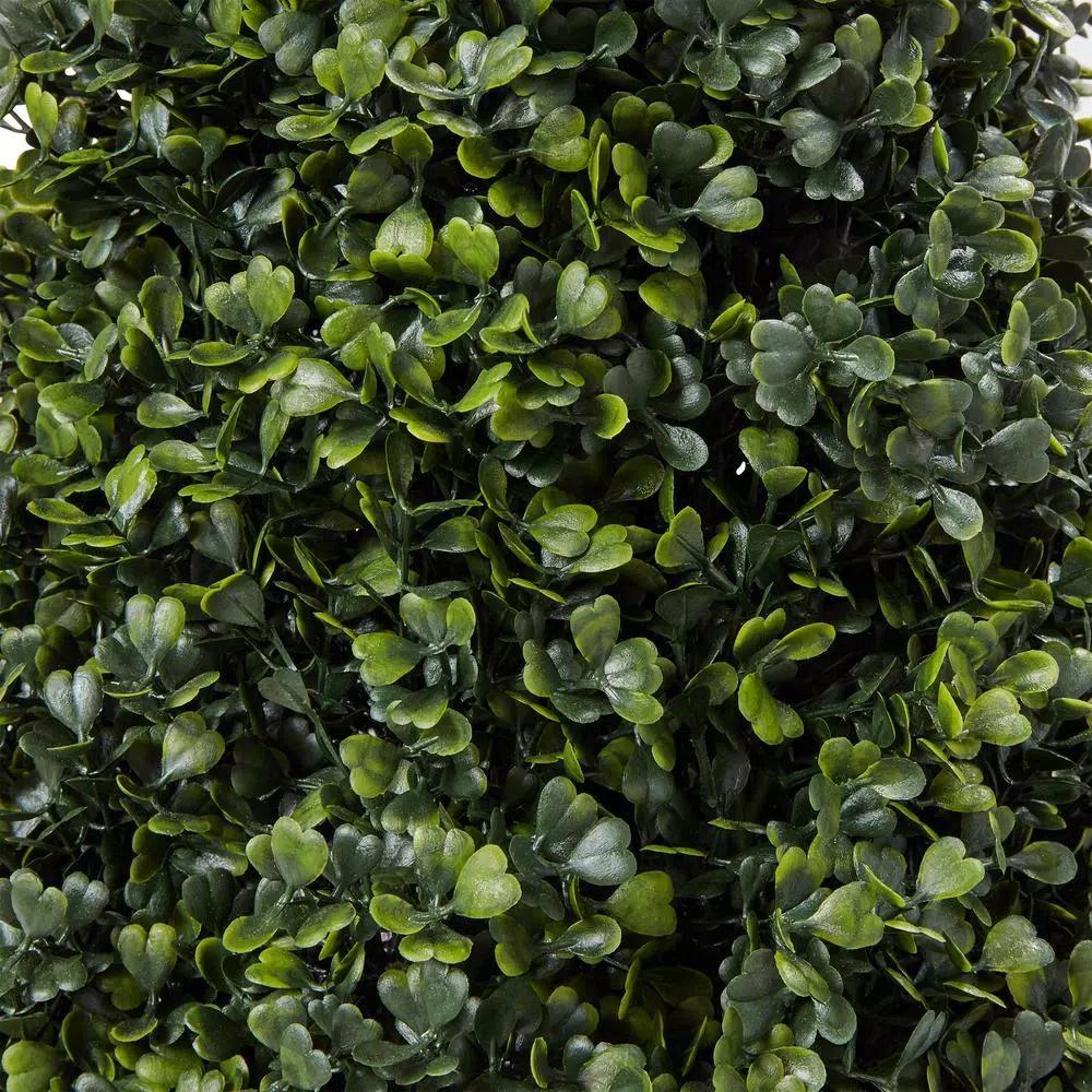 Pure Garden 36 in. Artificial Boxwood Tower Style Topiary with Pot