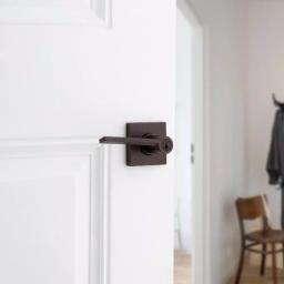Kwikset Ladera Venetian Bronze Exterior Entry Door Lever with SmartKey Security thumbnail 5