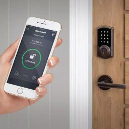 Kwikset SmartCode 916 Z-Wave Smart Deadbolt with SmartKey Security, Satin Nickel thumbnail 9