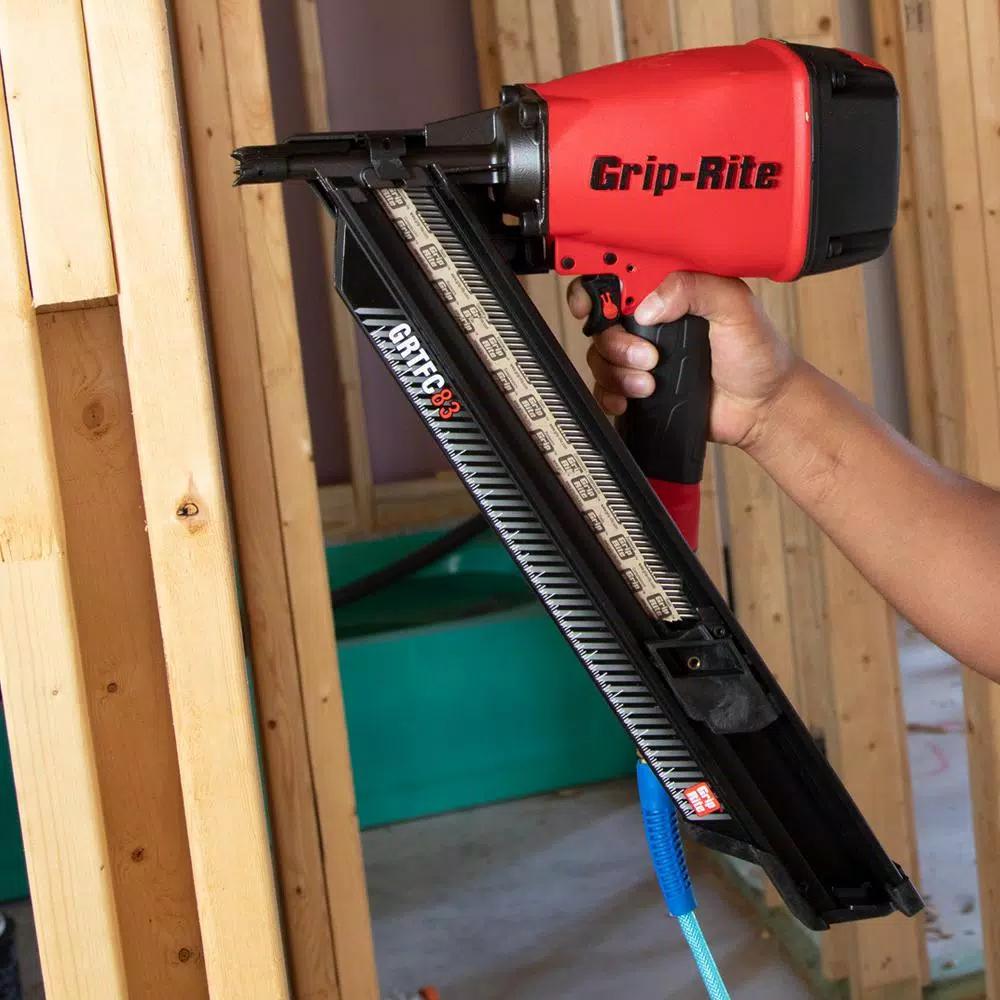 Grip-Rite GRTFC83 3-1/4 in. 30-Degree Paper Tape Framing Nailer