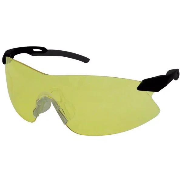 ERB Strikers Safety Glasses with Amber Lens and Black Temples