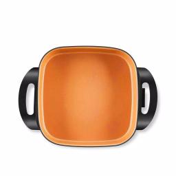 Boyel Living 1400W Electric Skillet with Copper Titanium Nonstick Coating, 12-inch Square Aluminum Body thumbnail 6