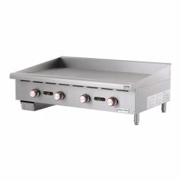 Magic Chef 48 in. Natural Gas Commercial Countertop Griddle, Stainless Steel thumbnail 5