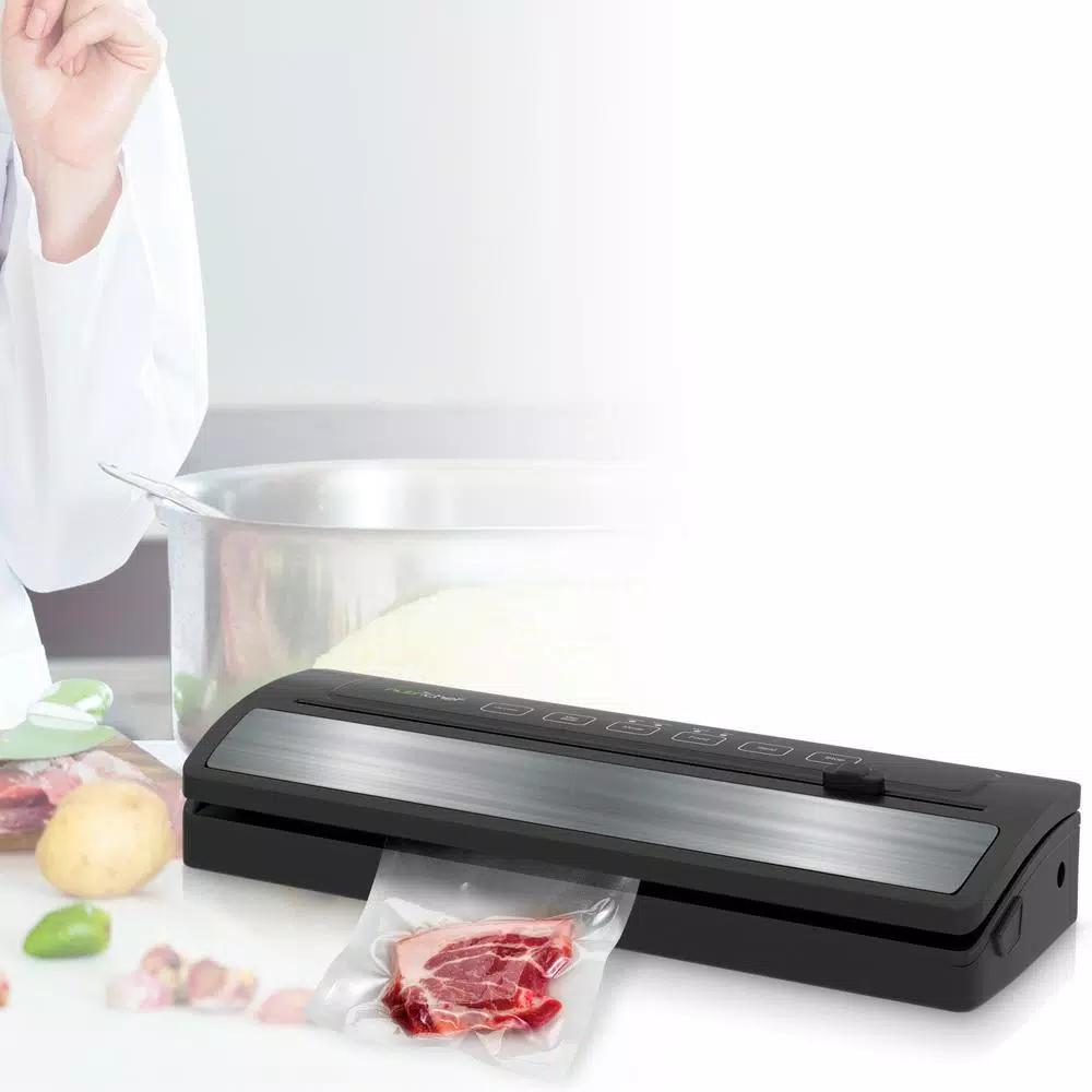 NutriChef Automatic Electric Vacuum Sealer with Reusable Bags and Roll Cutter