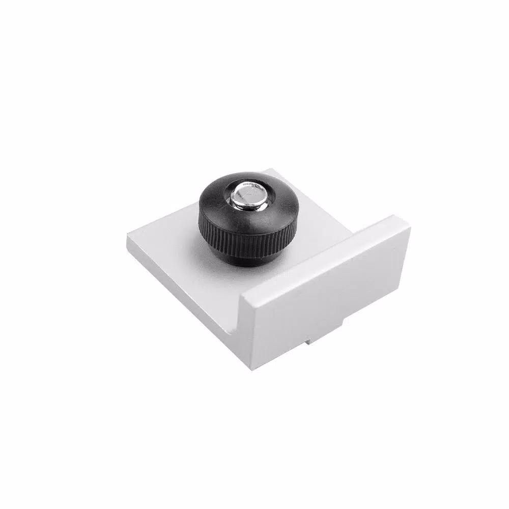 POWERTEC Universal T-Track Stop Kit with Parallel and Perpendicular Stops (4-Pack)