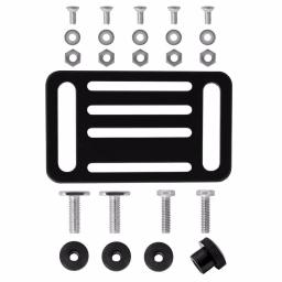 POWERTEC Heavy Duty Steel Toggle Clamp Mounting Plate Set for T-Track Rails and Jigs thumbnail 1