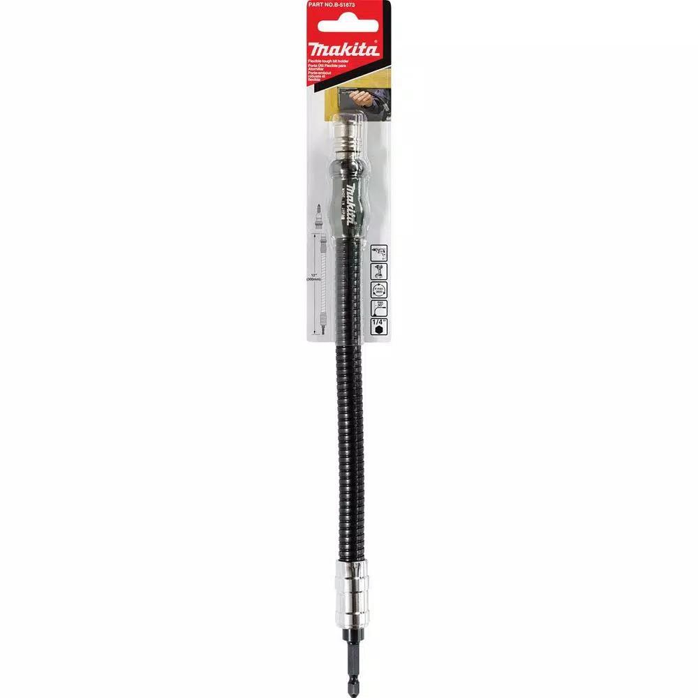 Makita 12 in. Flexible Impact Bit Holder, 1/4 in. Hex Shank