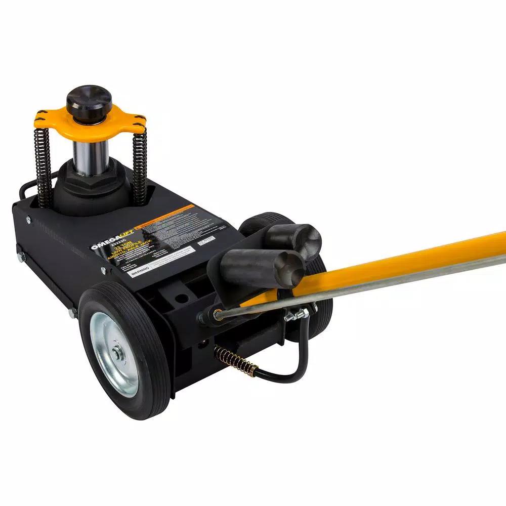 Omega Lift 22-Ton Capacity Air Hydraulic Axle Jack with High Speed Turbo Motor