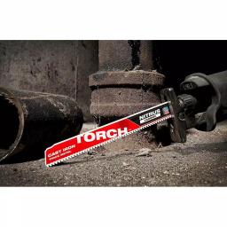Milwaukee 12 in. Torch Nitrus Carbide 7 TPI Reciprocating Saw Blades, 5-Pack thumbnail 7