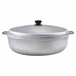 IMUSA 17.9 qt. Cast Aluminum Caldero with Natural Finish and Tight Fitting Lid thumbnail 7