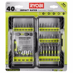 RYOBI 2-Piece Drill and Drive Accessory Kit: 40-Piece Impact Rated & 300-Piece Multi-Material Sets thumbnail 4