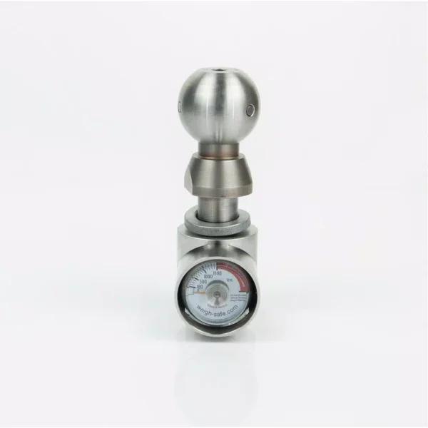 Weigh Safe Weigh-Safe Universal Tow Ball with Built-in Scale, 2 inch, Stainless Steel