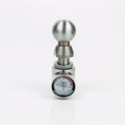 Weigh Safe Weigh-Safe Universal Tow Ball with Built-in Scale, 2 inch, Stainless Steel thumbnail 1