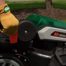 Scotts 21 in. 62V Cordless Lithium-Ion Battery Walk Behind Push Mower with 5 Ah Battery and Charger thumbnail 2